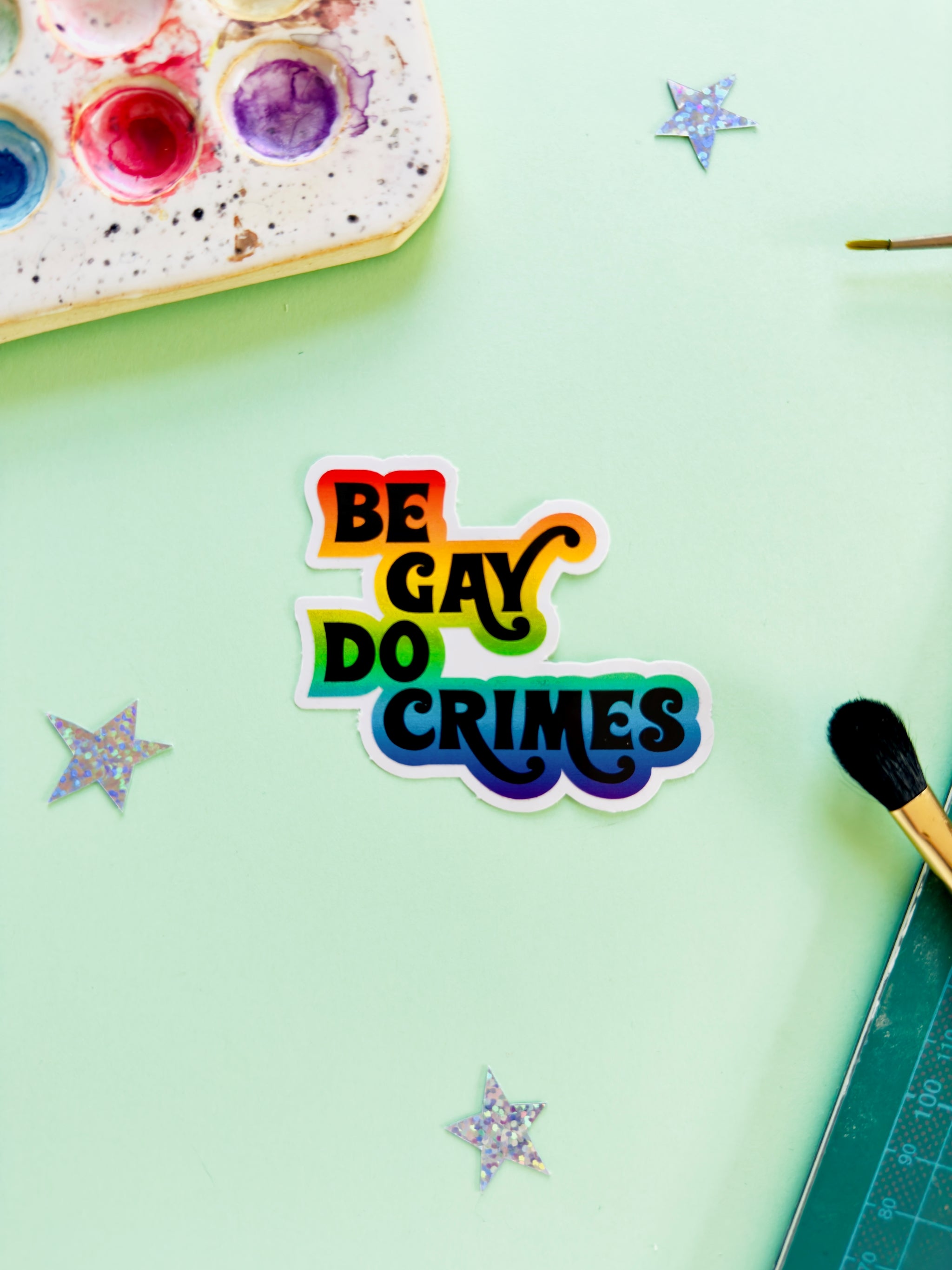 Be Gay Do Crimes Sticker