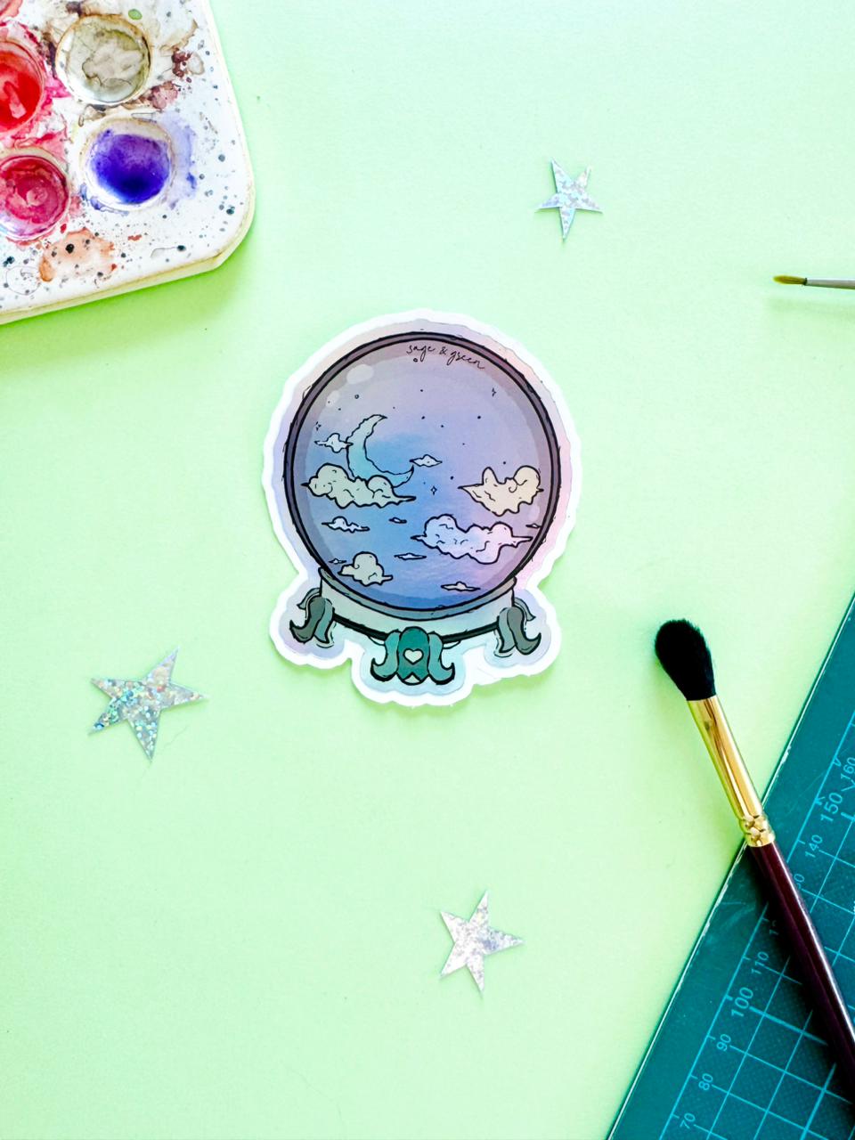 Crystal Ball Sticker