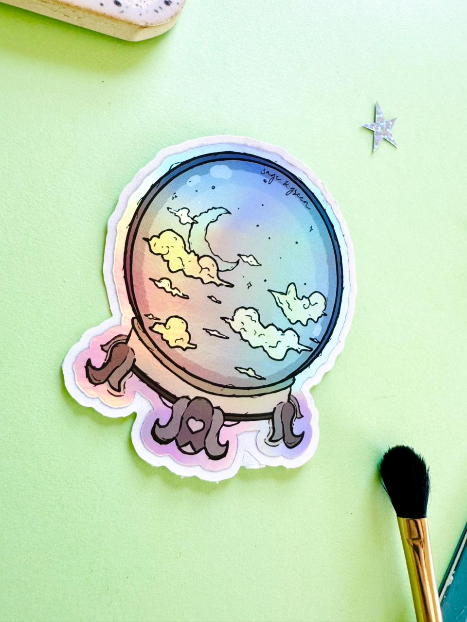 Crystal Ball Sticker