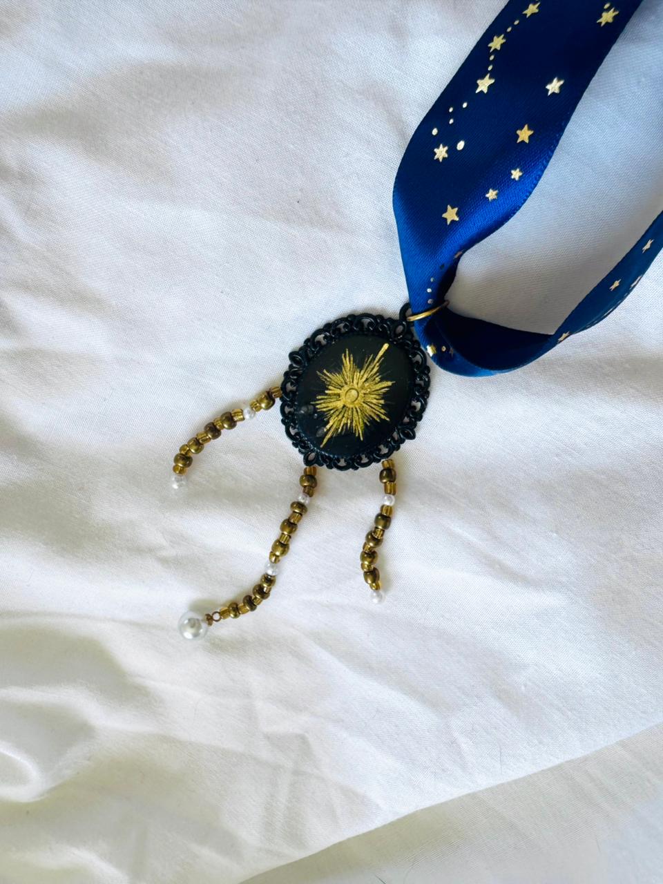 Gold Sun Mini Original Painting