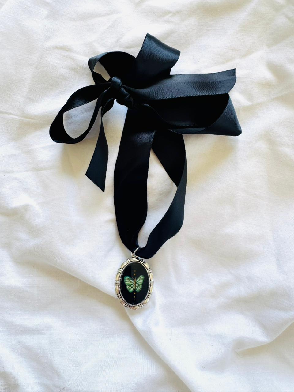 Green Butterfly Mini Original Painting