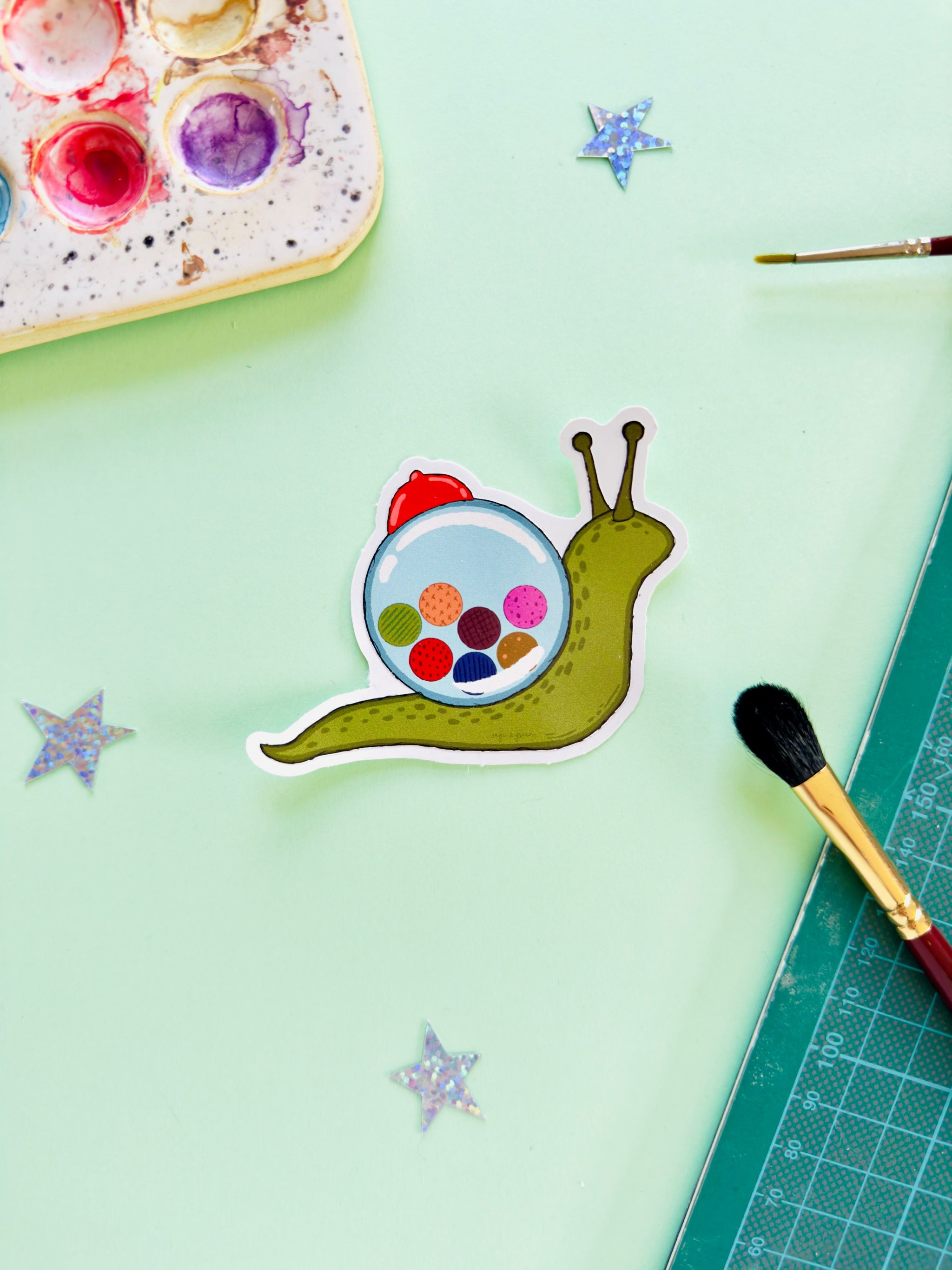 Gumball Snail Sticker