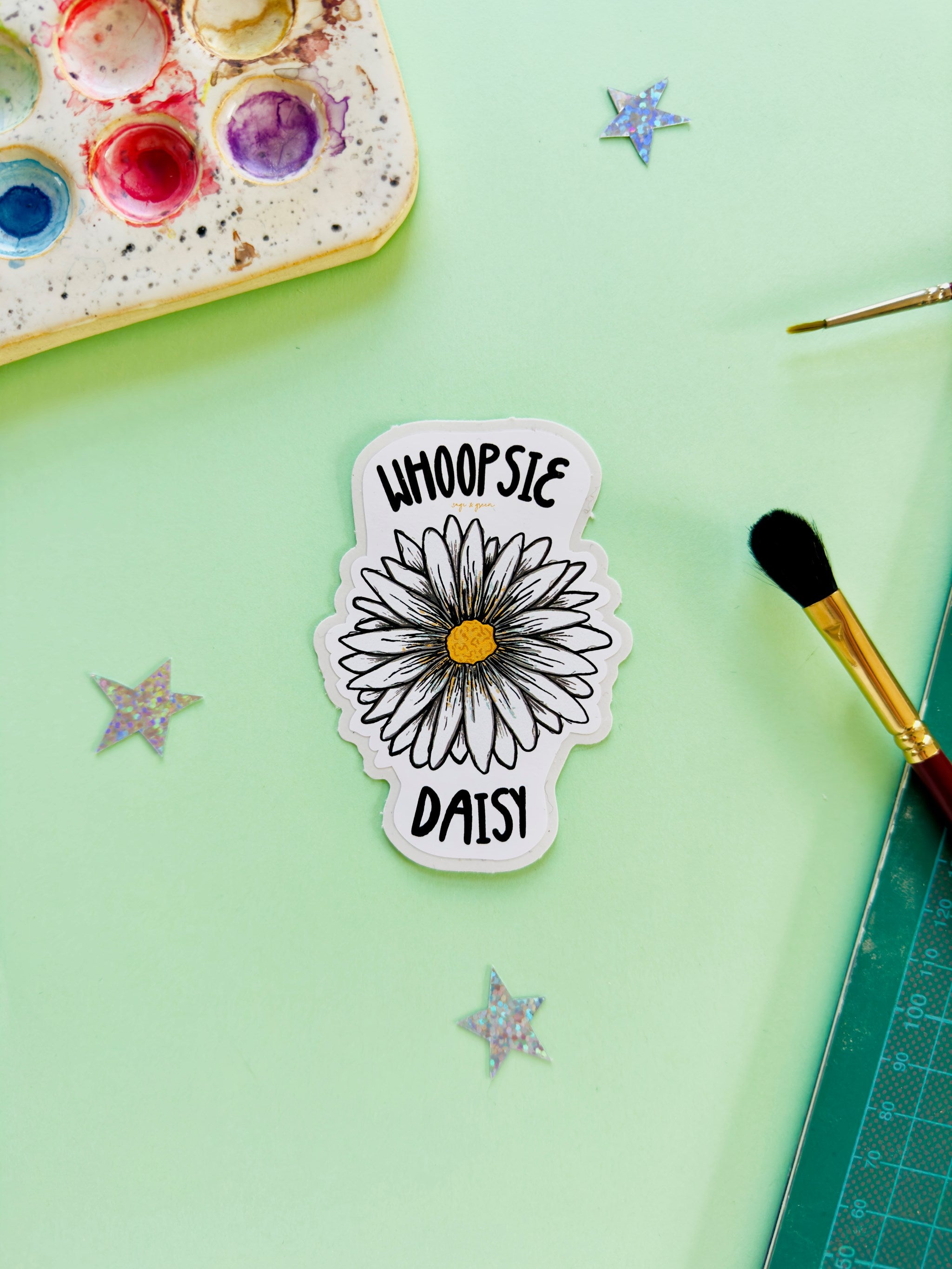 Whoopsie Daisy Sticker